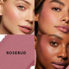 LAWLESS Pinch My Cheeks cream-blush texture close-up reveals velvet, blurring finish.