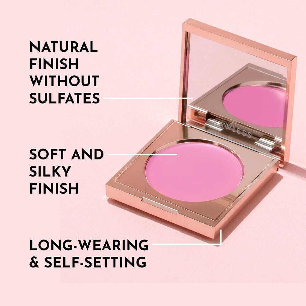 Lawless Pinch My Cheeks Gumdrop application close-up with buildable coverage