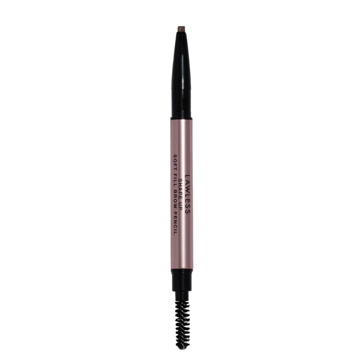 Lawless Shape Up Soft Fill Brow Pencil with oval tip for natural, hair-like strokes