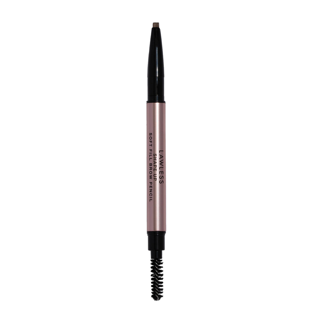 Lawless Shape Up Soft Fill Brow Pencil Teddy Bear brow definition with natural finish.