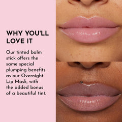 Lawless shea butter and jojoba oil nourish the moisture barrier for soft lips.
