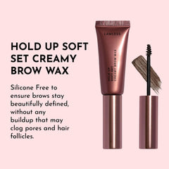 LAWLESS Silicone-free brow wax provides clean definition without buildup