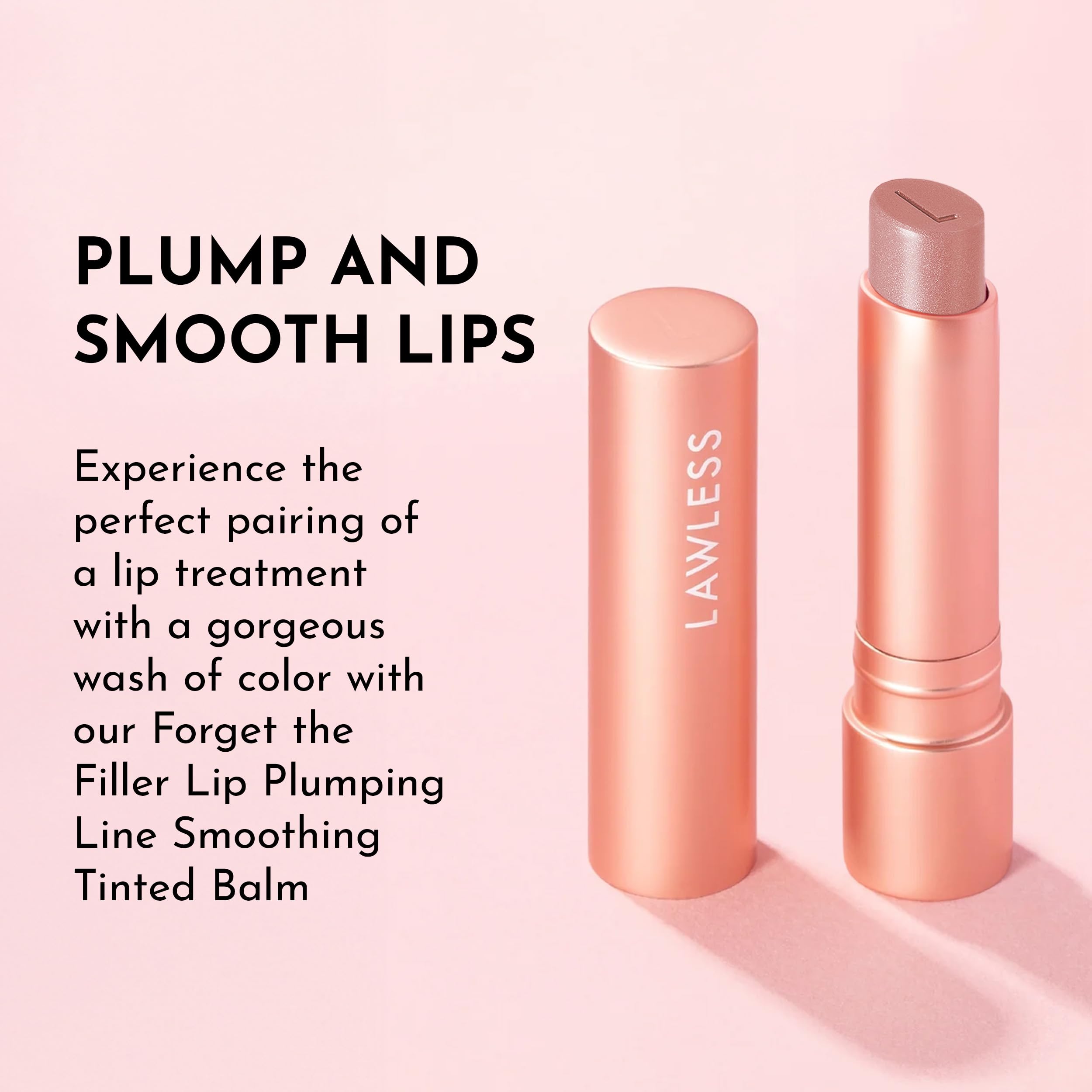 Sleek packaging of the Lawless lip balm for travel use.