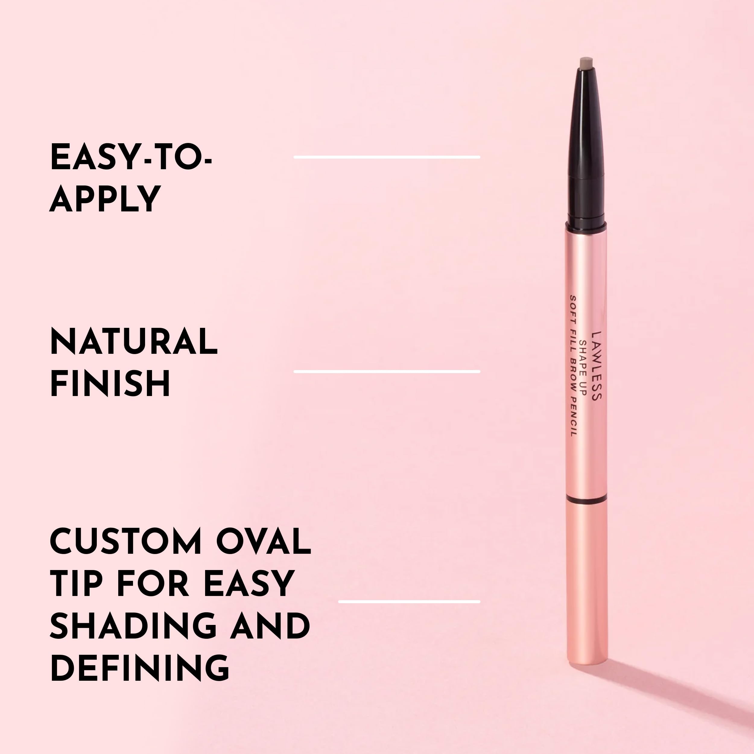Lawless soft-fill formula with natural pigments provides smooth color payoff.