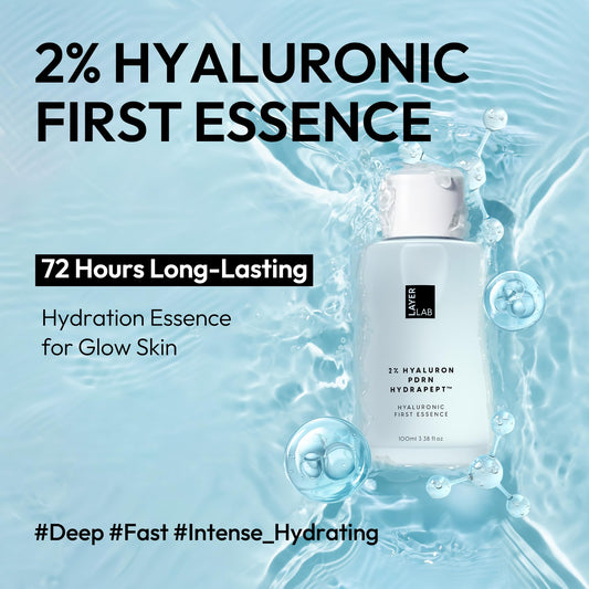 LayerLab Hyaluronic First Essence dispenser tip for precise, refreshing application.