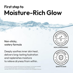 LayerLab Hyaluronic First Essence ingredients label highlights PDRN and peptides.