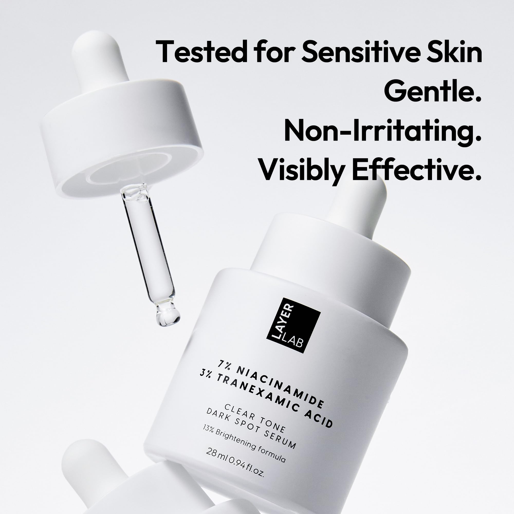 LayerLAB Niacinamide serum precise dropper ensures controlled usage
