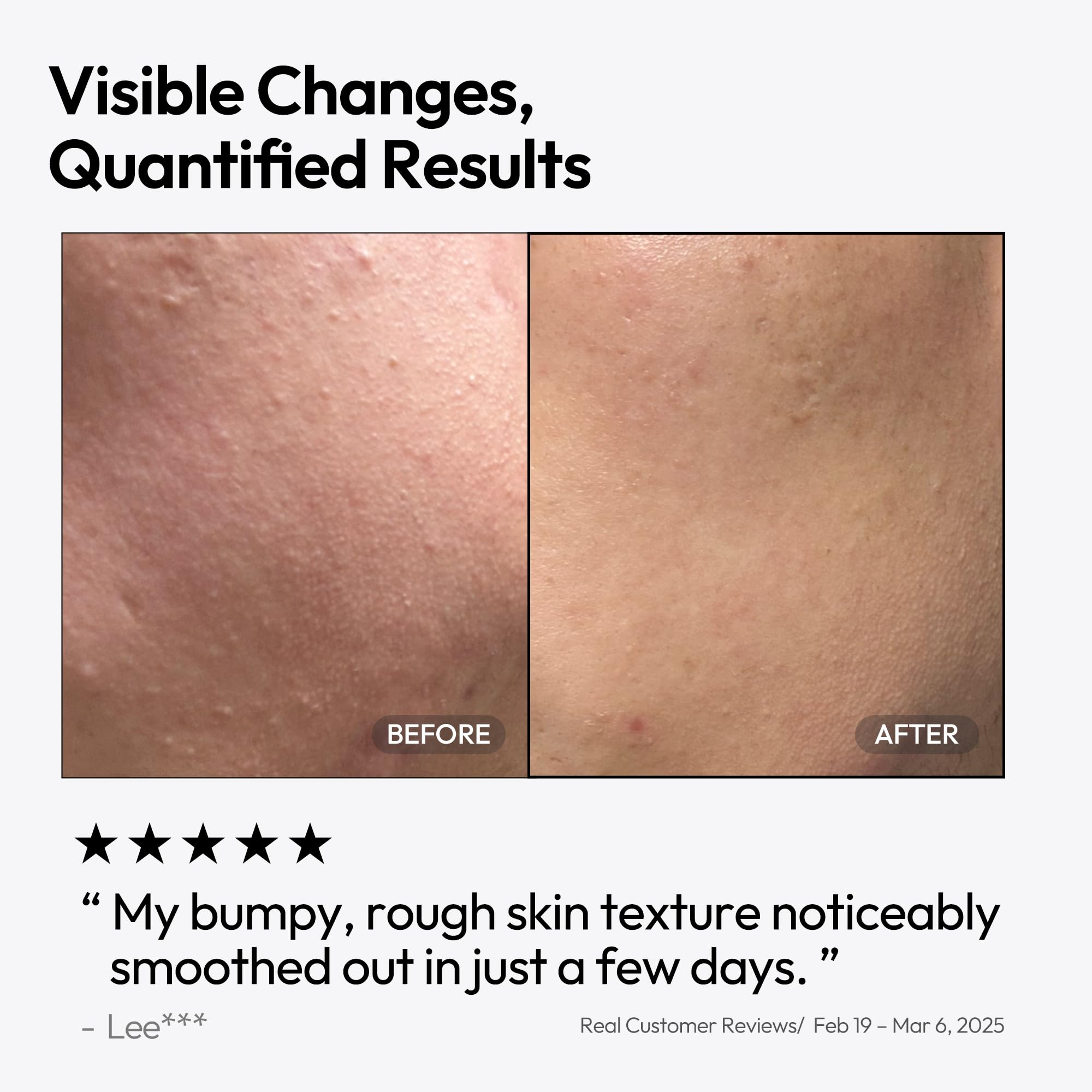 LayerLAB serum swatch showing silky texture and rapid absorption.