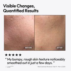 LayerLAB serum swatch showing silky texture and rapid absorption.
