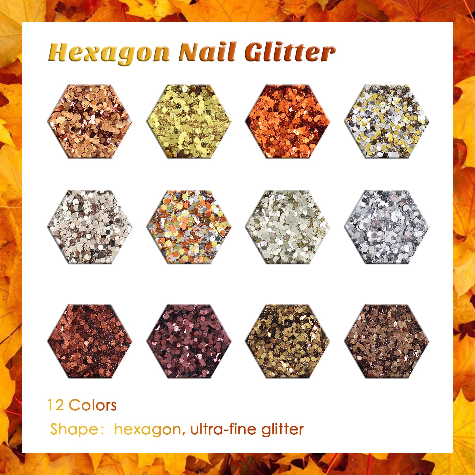 Laza Autumn Glitter can be used in resin and jewelry projects