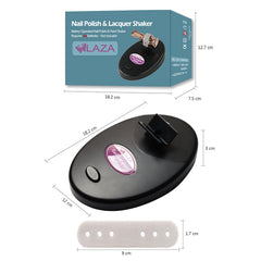Laza Nail Lacquer Shaker battery operation enables cordless use