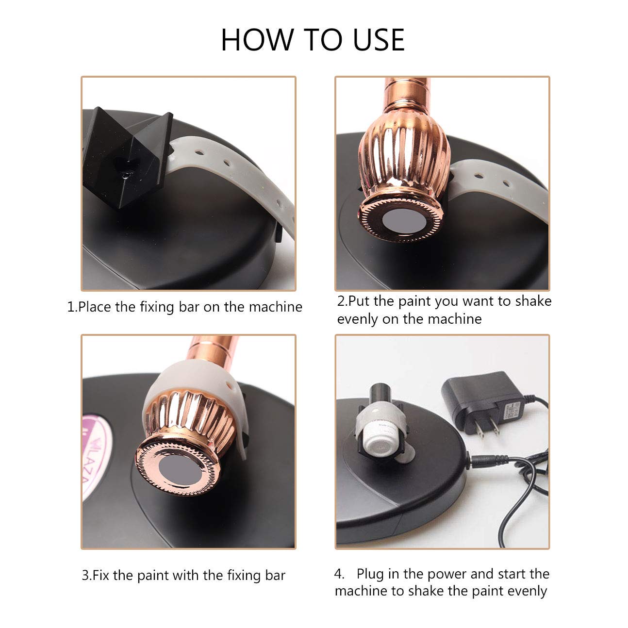 Laza Nail Lacquer Shaker versatile tool for gel polish mixing