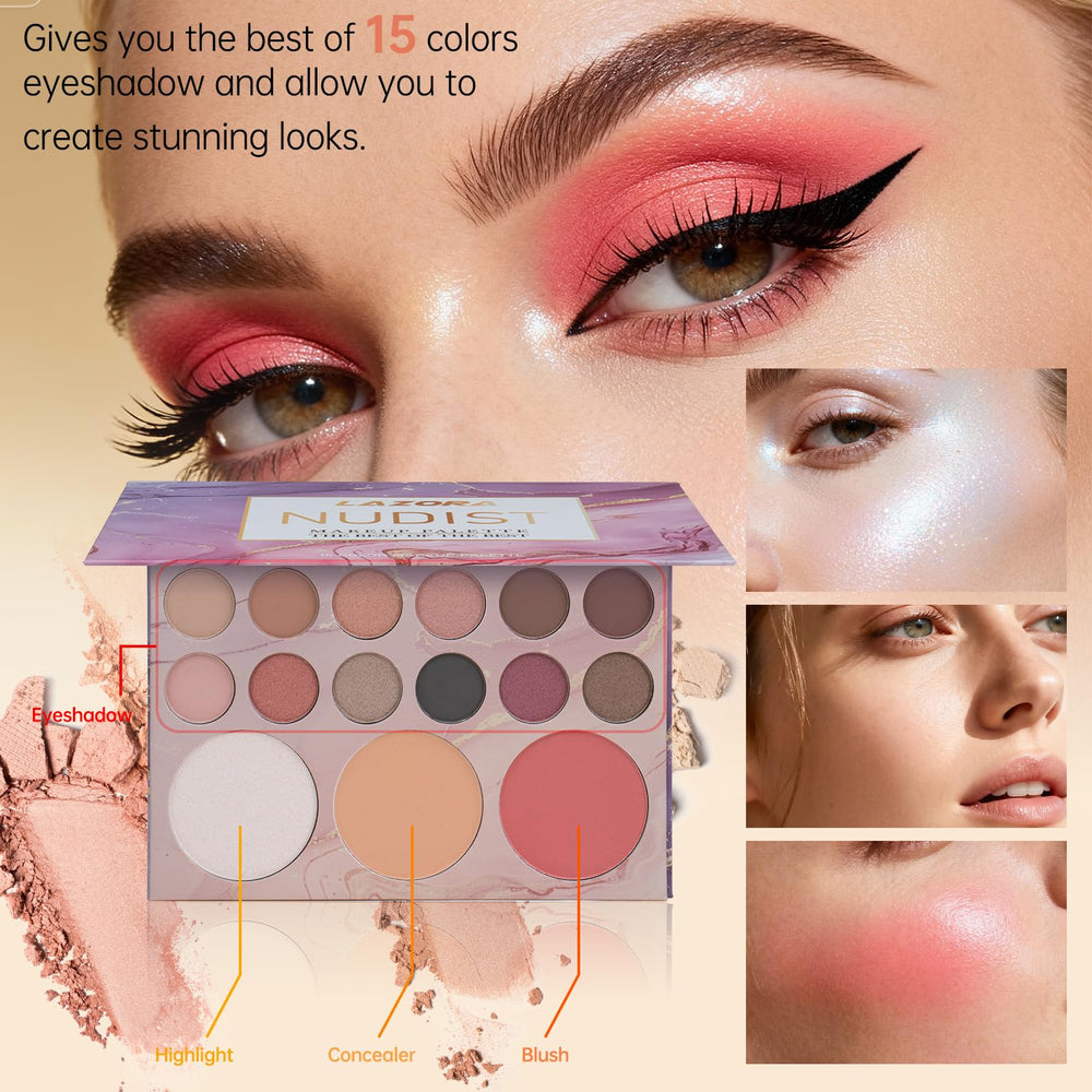 LAZORA foundation bottle: even skin tone for a natural look.