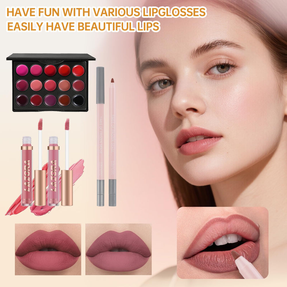 LAZORA mascara wand: adds length and definition to lashes.