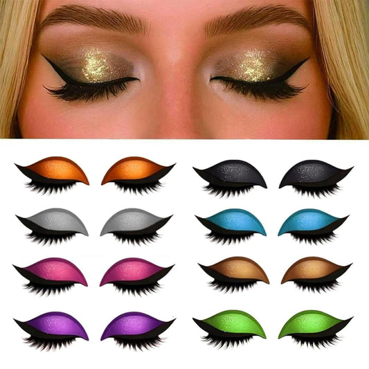 Lazy Eye Shadow Eyelash Patch packaging demonstrates quick 1-second makeup use.