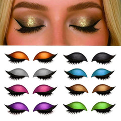 Lazy Eye Shadow Eyelash Patch packaging demonstrates quick 1-second makeup use.