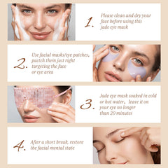 LazyGa rose quartz eye mask packaged as a luxurious spa gift.