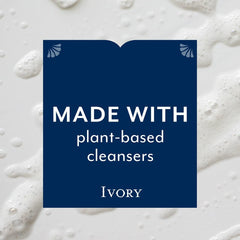 LDREAMAM Ivory Body Wash Original label close-up highlights dye-free formula.