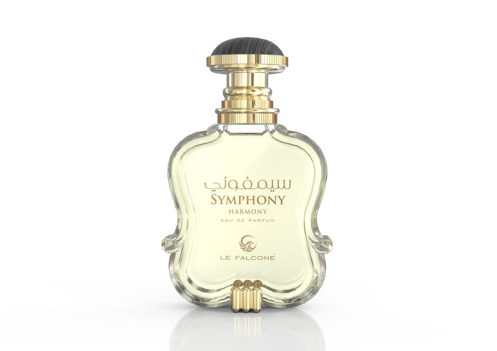 Le Falcone Symphony Harmony bottle showcasing balanced elegance for everyday refinement