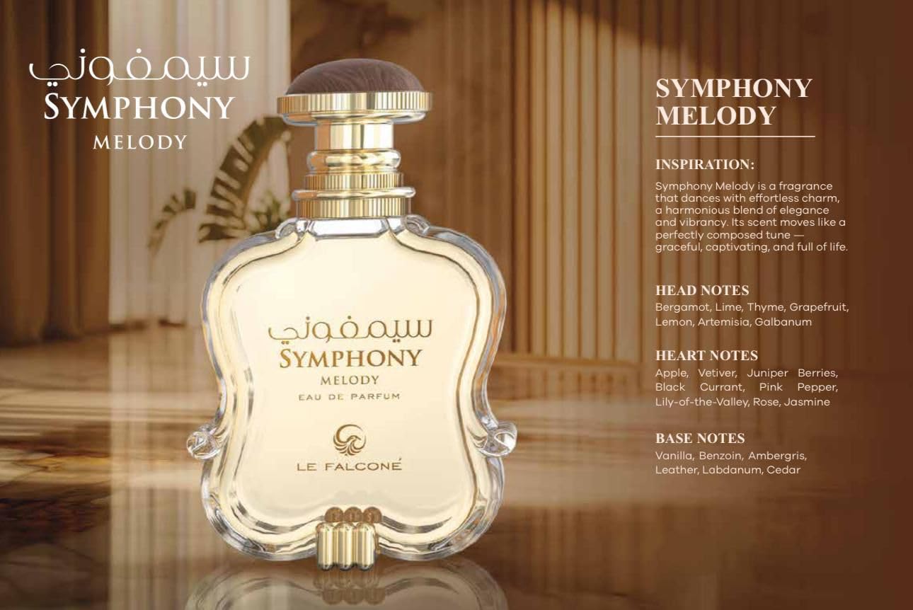 Le Falcone Symphony Melody luxury packaging suggests a gift-worthy unboxing experience.