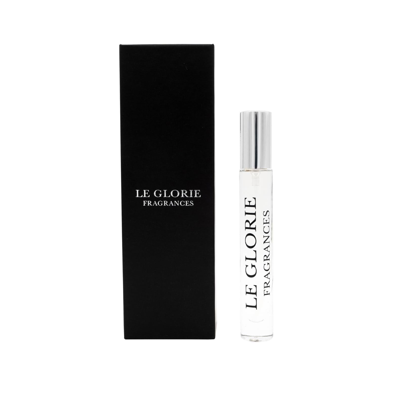 Le Glorie Saint33 bottle mist releasing woody aroma for all-day wear