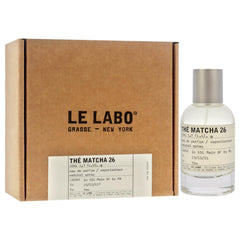 Close-up of Le Labo The Matcha 26 cap, signaling premium craftsmanship.