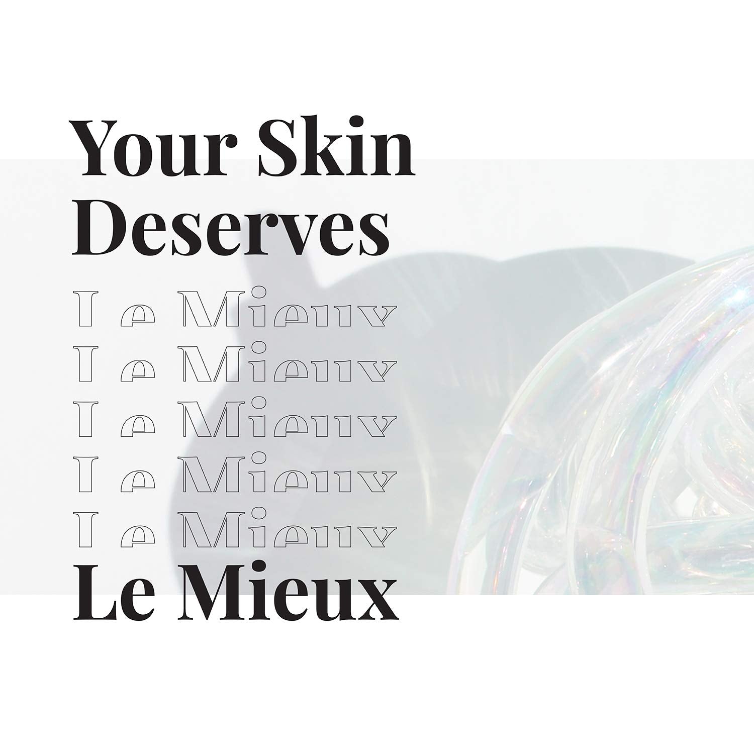Le Mieux 24 Hr Age Defying Cream rich texture for deep hydration and contour support