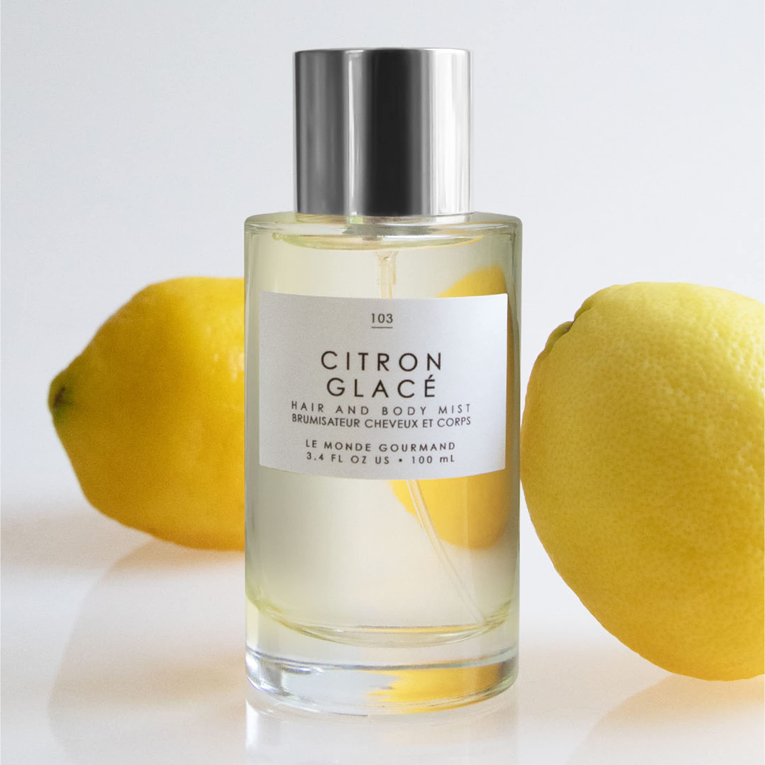 Body mist spray on skin for daily freshness