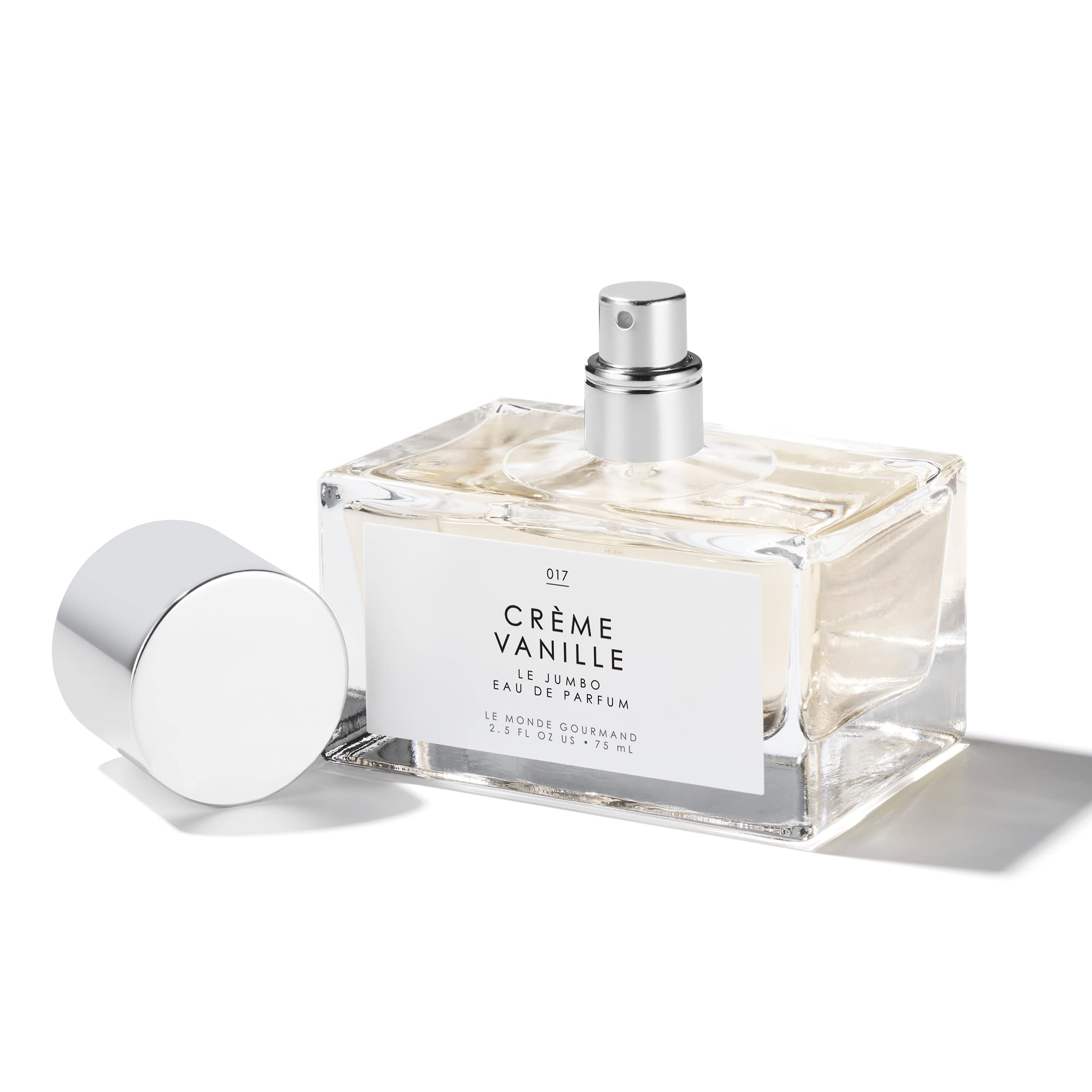 Le Monde Gourmand Crème Vanille 75 ml EDP bottle, amber sweetness for evening allure.