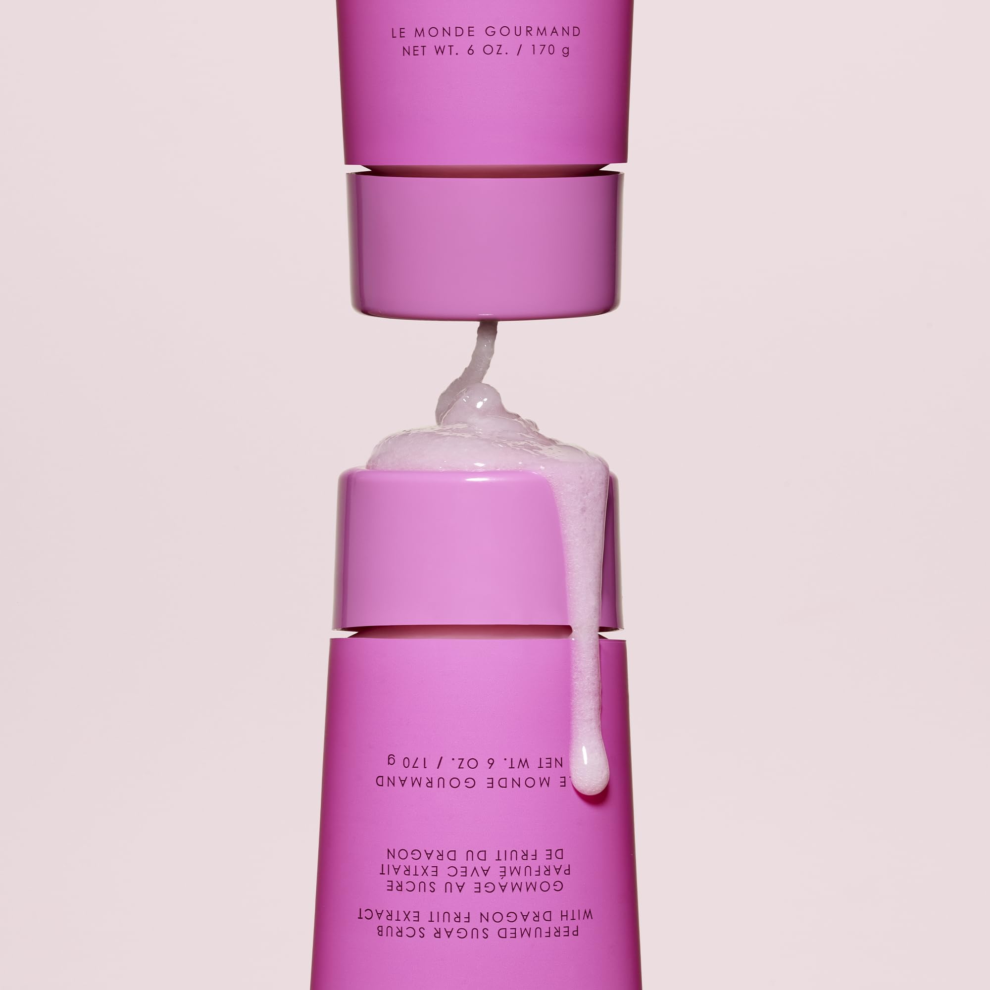 Le Monde Gourmand Fruit du Dragon scrub vegan cruelty-free icon signals ethical care