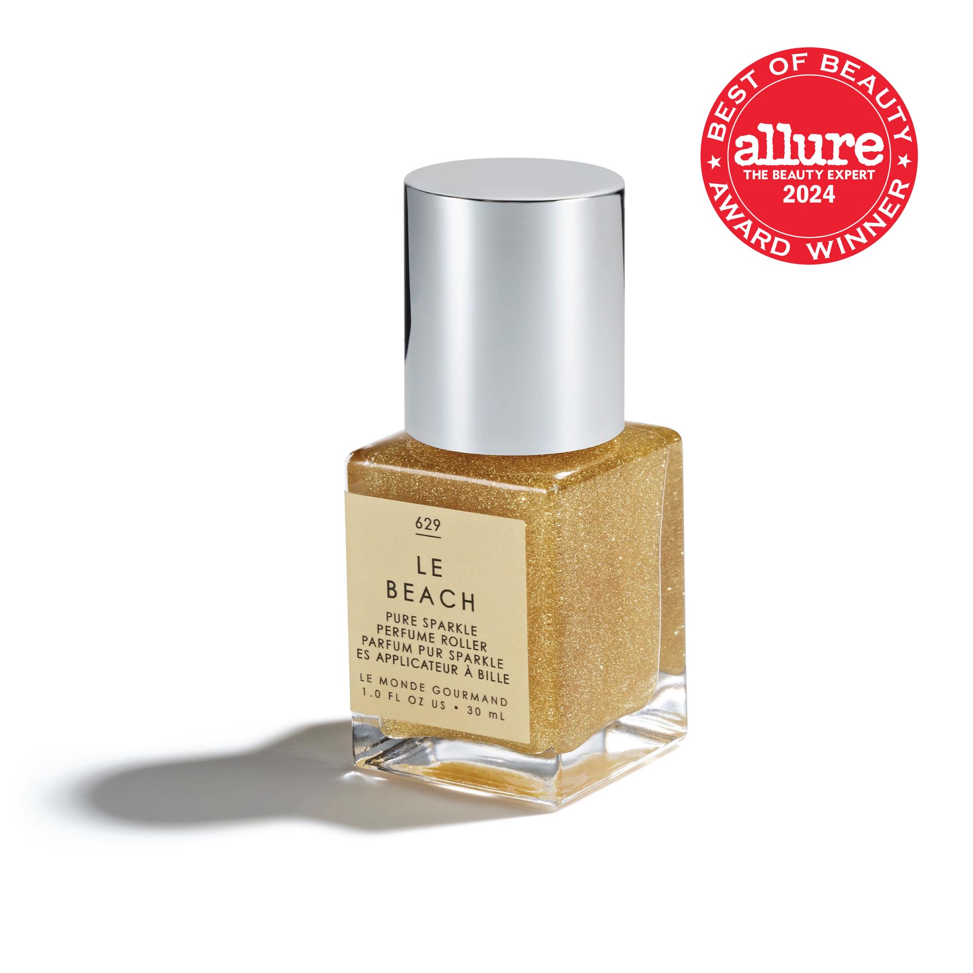 Le Monde Gourmand Le Beach Perfume Oil rollerball view for precise, mess-free use
