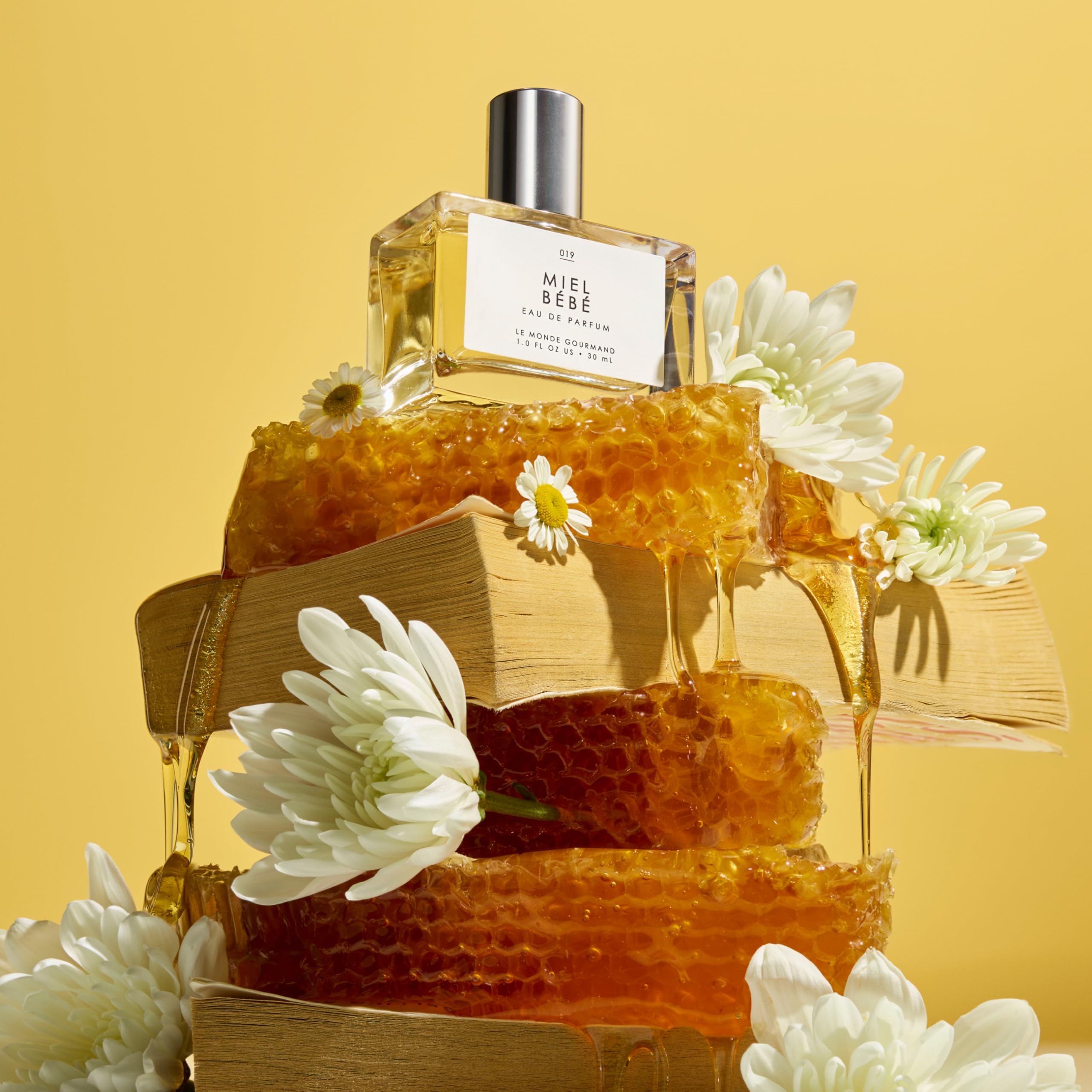 Le Monde Gourmand Miel Bébé notes map visualizes honey blossom and orange sweetness