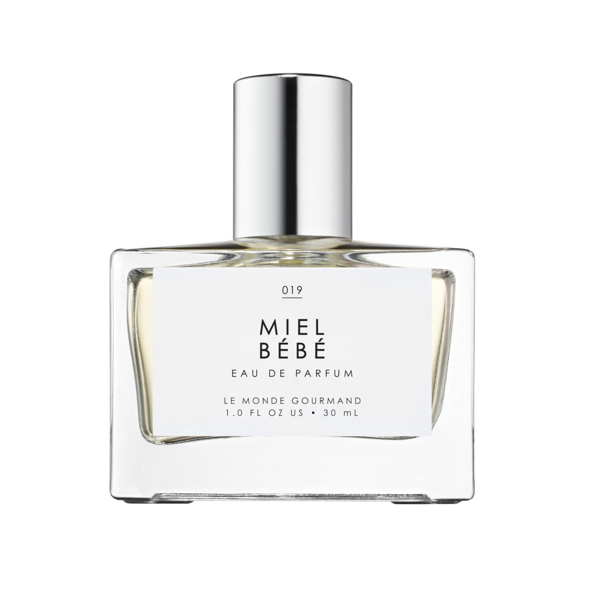Le Monde Gourmand Miel Bébé spray closeup highlights honeyed floral notes for daily wear