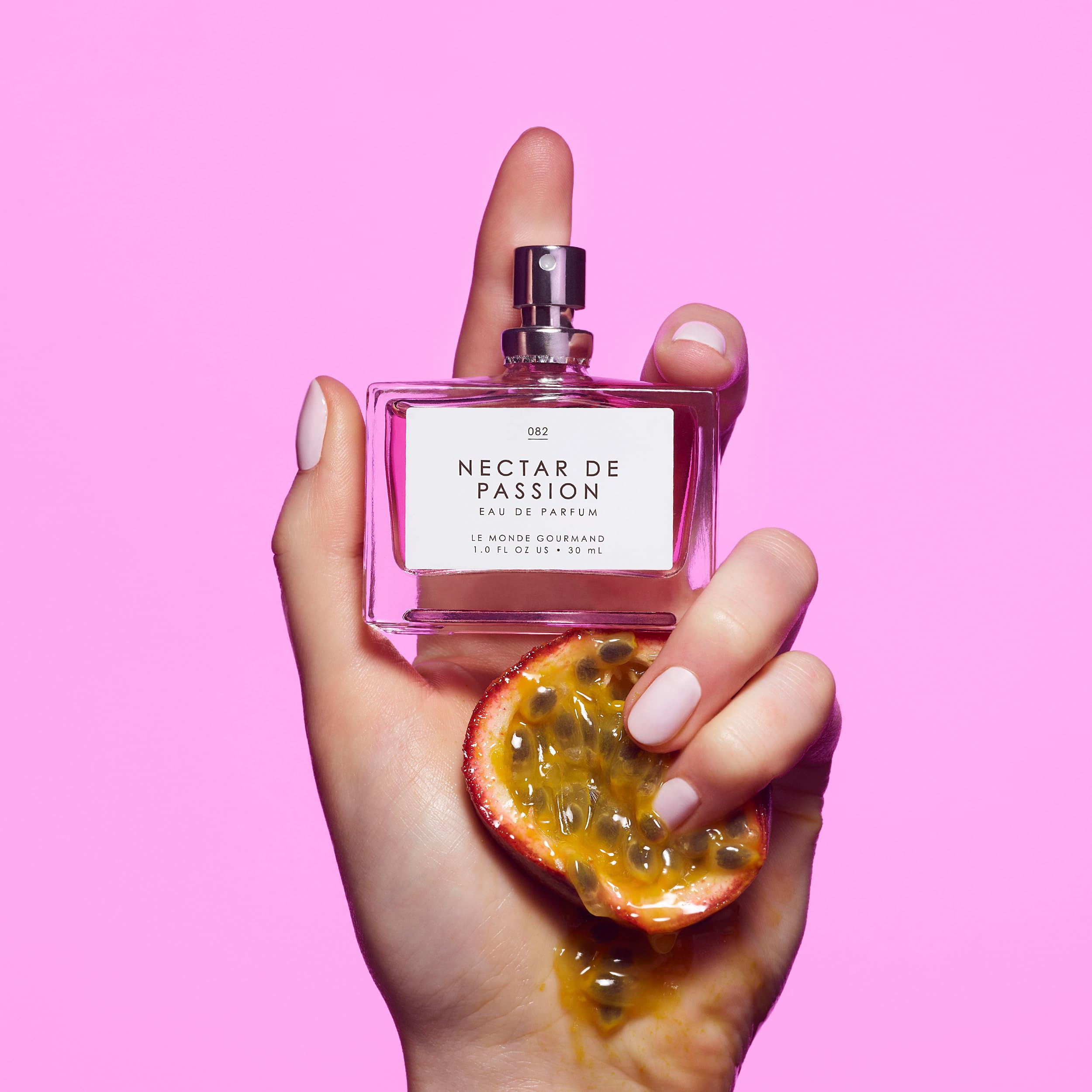 Le Monde Gourmand Nectar of Passion packaging setup suggests gifting appeal.