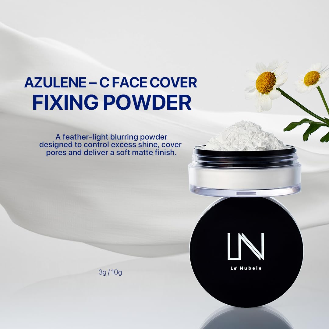 Le Nubele soft-focus technology closeup shows feather-light texture for seamless finish.