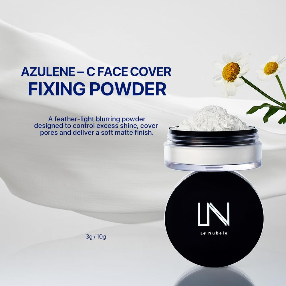 Le Nubele soft-focus technology closeup shows feather-light texture for seamless finish.