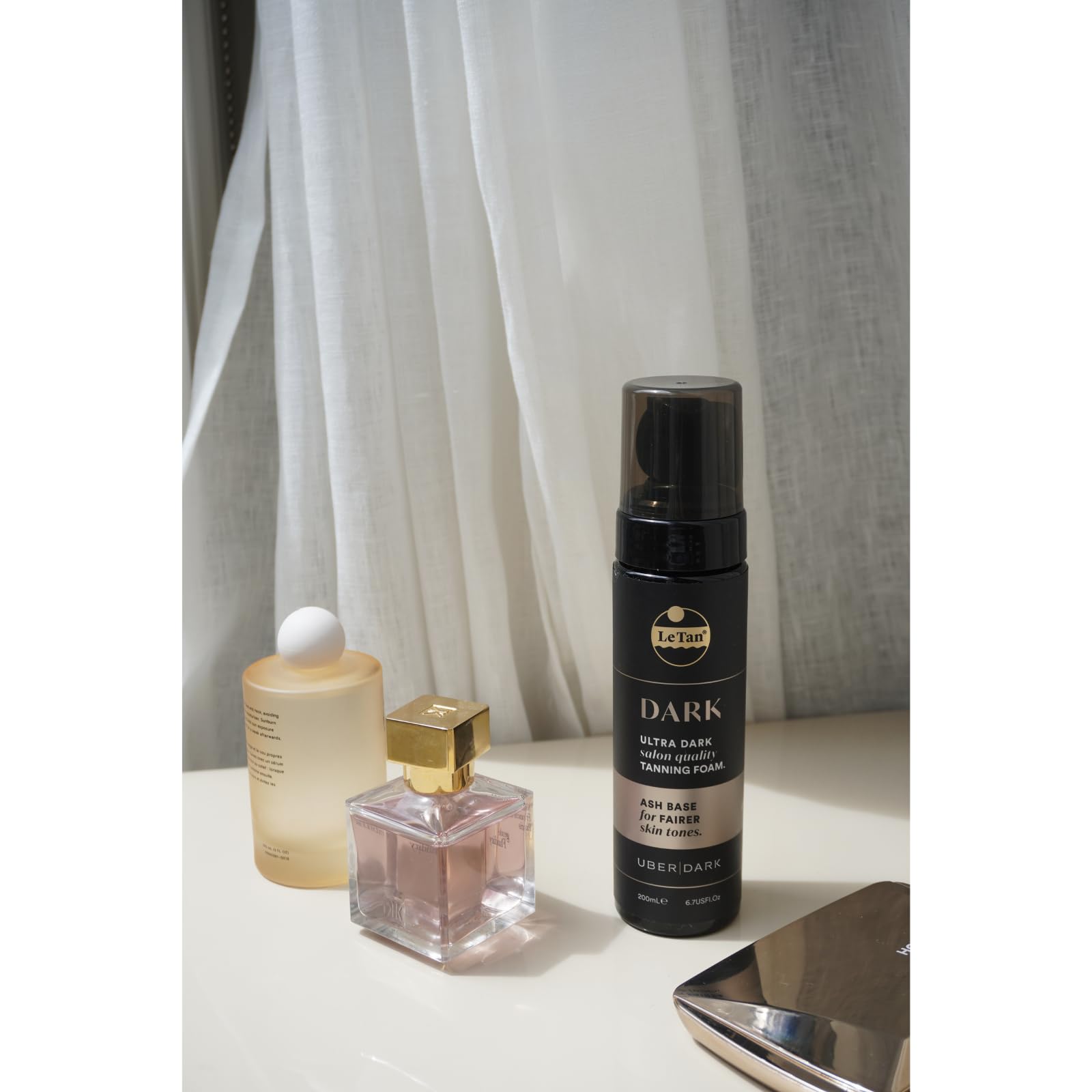 Le Tan Uber Dark ash base shade creates a cool-brown tan