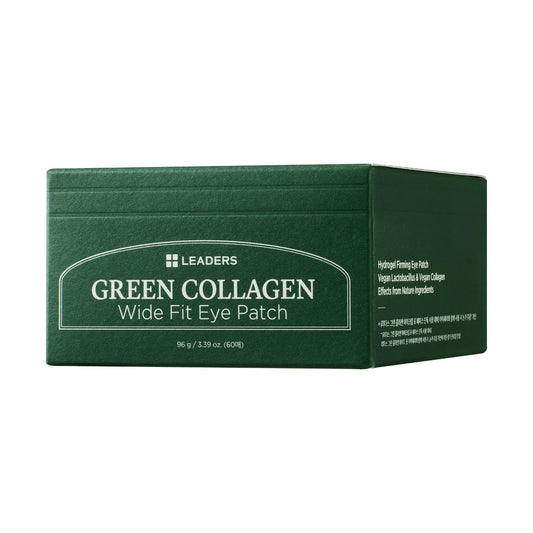 LEADERS Green Collagen Wide Fit Eye Patch application provides fast hydration and lifting-like effect.