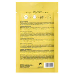 Leaders Insolution Collagen Lifting Mask packaging open shows rich serum and gentle aroma