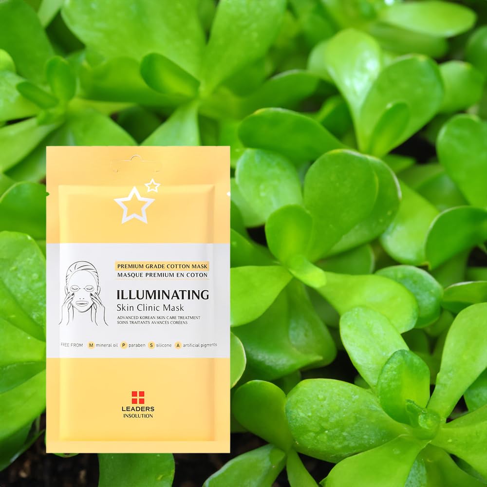 Leaders Insolution mask sheet application demonstrates even tone potential for dull skin