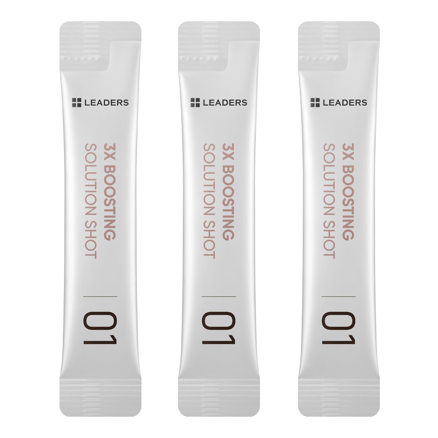 LEADERS Modeling Powder Pack close-up highlighting at-home spa routine.