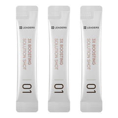 LEADERS Modeling Powder Pack close-up highlighting at-home spa routine.