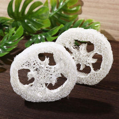 Leadigol natural loofah slices in a 5-7 cm diameter package