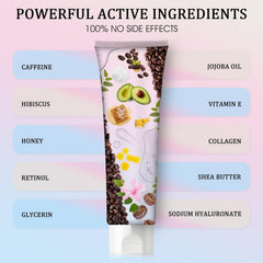 Leadyeah B Flat Belly Firming Cream ingredients like honey and caffeine support skin nourishment