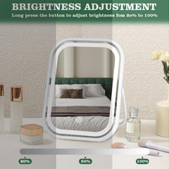 Leadzones USB-C rechargeable battery mirror with cordless use up to five hours.