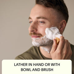 Leaf Shave recyclable packaging emphasizing eco-friendly grooming routine