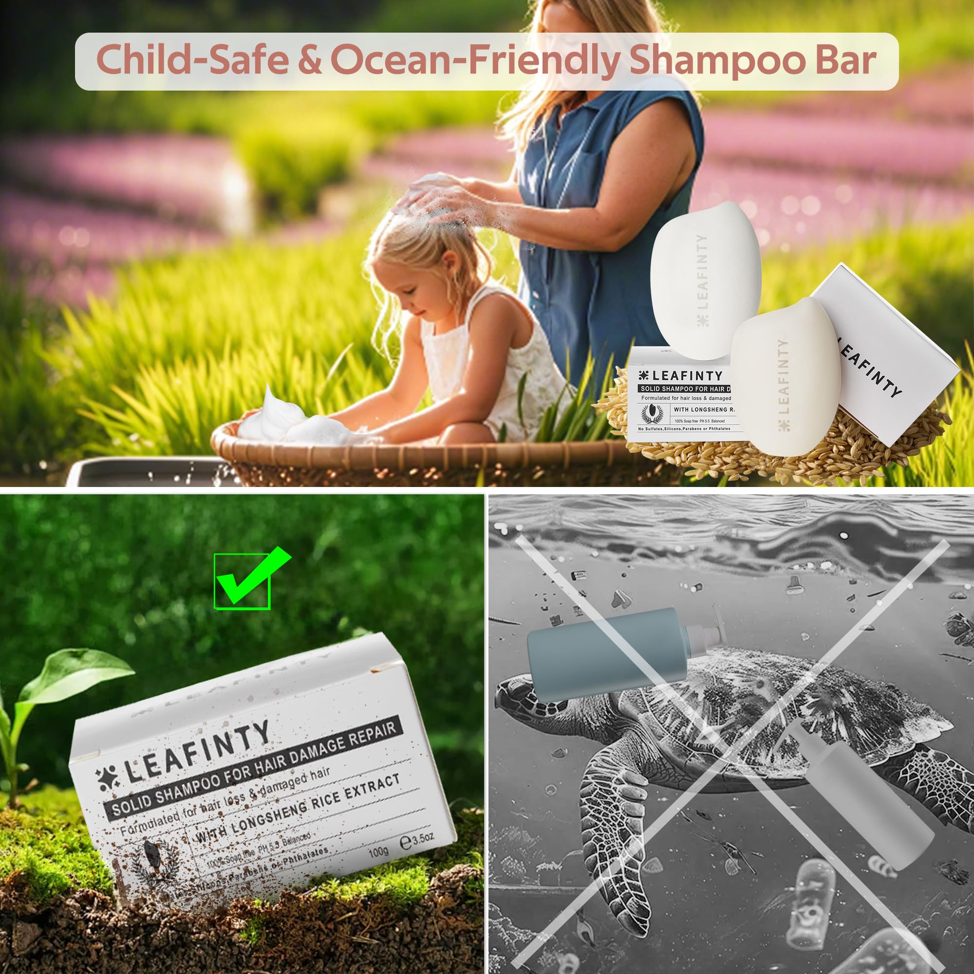 Leafinty zero-waste packaging underlines sustainability for eco-conscious users.