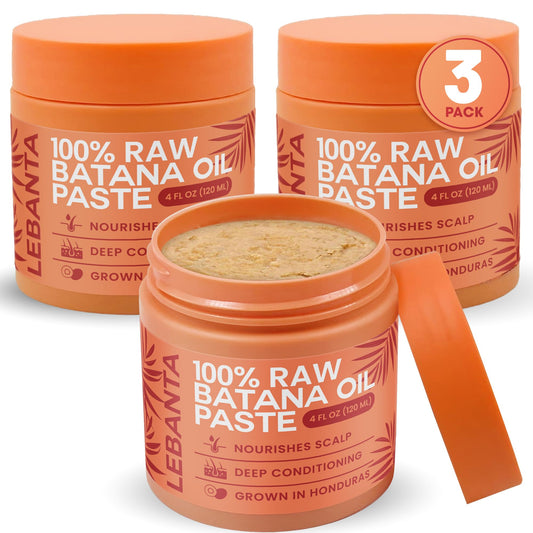 Lebanta Batana Oil bottle front for pure conditioning and nourishment