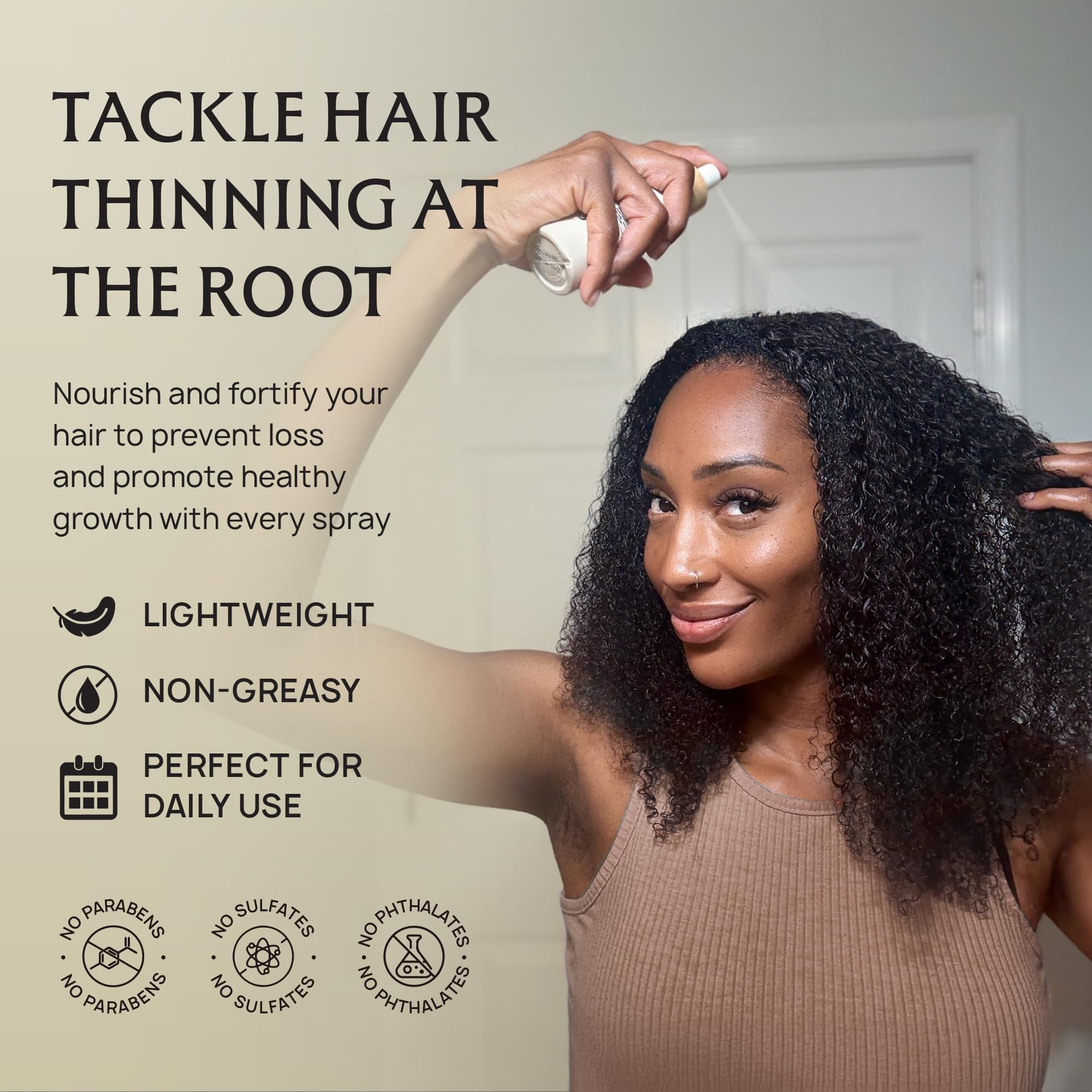 Lebanta Hair Growth Oil Spray scalp mist for daily nourishment and easy coverage.