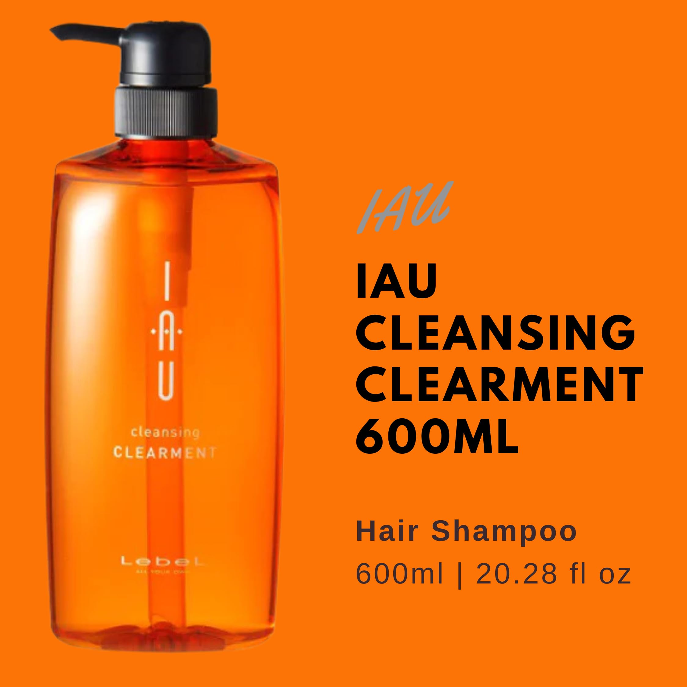 Close-up of creamy foam from Lebel IAU Cleansing Clearment Shampoo for gentle cleansing